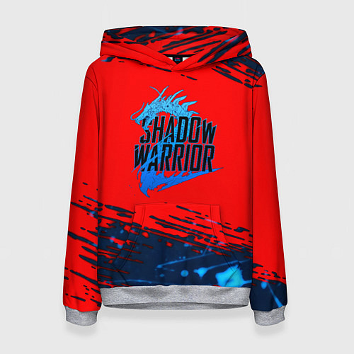 Женская толстовка Shadow Warrior actions game / 3D-Меланж – фото 1