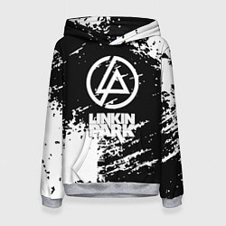 Женская толстовка Linkin park logo краски текстура