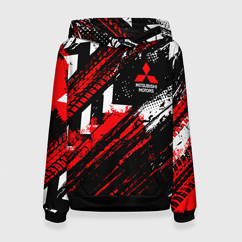 Женская толстовка Mitsubishi - sport style / 3D-Черный – фото 1