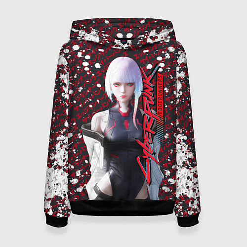 Женская толстовка Lucyna Kushinada - Cyberpunk: Edgerunners / 3D-Черный – фото 1
