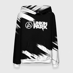 Женская толстовка Linkin park рок бенд краски
