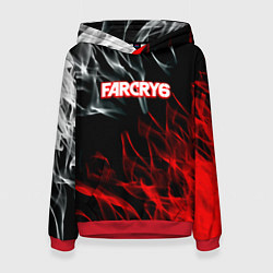 Толстовка-худи женская Farcry flame, цвет: 3D-красный