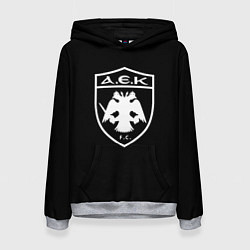 Женская толстовка AEK fc белое лого