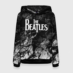 Женская толстовка The Beatles black graphite