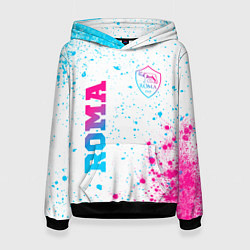 Женская толстовка Roma neon gradient style вертикально