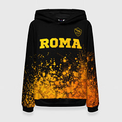 Толстовка-худи женская Roma - gold gradient посередине, цвет: 3D-черный