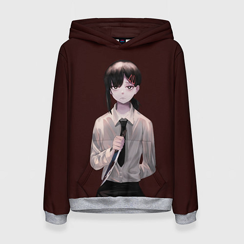 Женская толстовка Kobeni chainsaw man / 3D-Меланж – фото 1