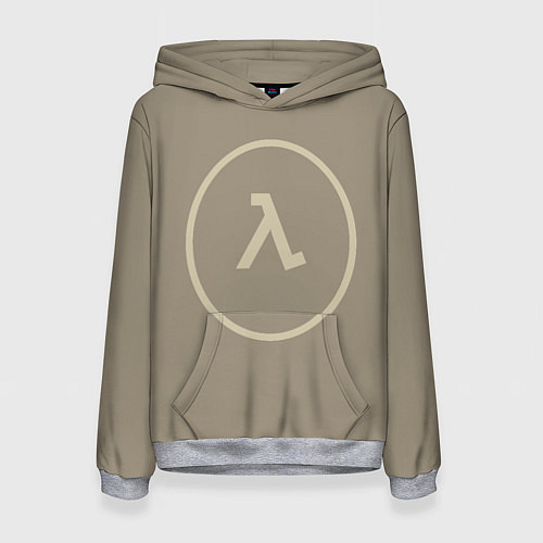 Женская толстовка Half-Life: Decay бежевый / 3D-Меланж – фото 1