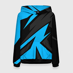 Толстовка-худи женская Geometry racing, цвет: 3D-черный