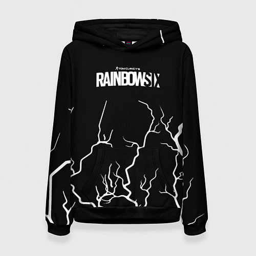 Женская толстовка Rainbow six night city / 3D-Черный – фото 1