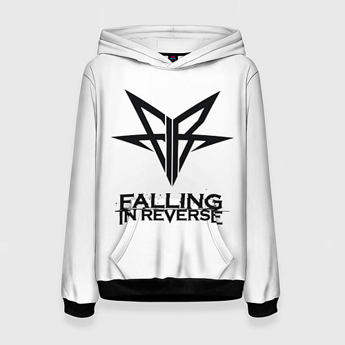 Женская толстовка Falling in Reverse band logo / 3D-Черный – фото 1
