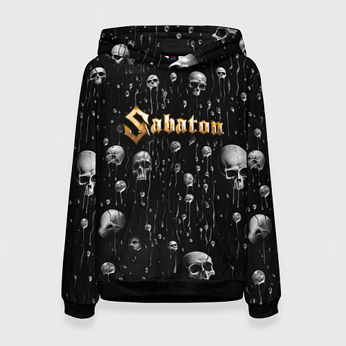Женская толстовка Sabaton - rock / 3D-Черный – фото 1