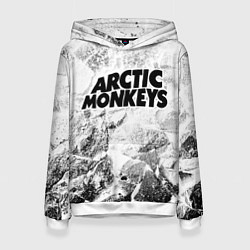 Женская толстовка Arctic Monkeys white graphite