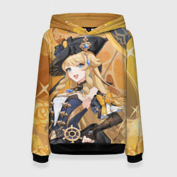 Толстовка-худи женская Navia Genshin Impact, цвет: 3D-черный