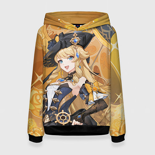 Женская толстовка Navia Genshin Impact / 3D-Черный – фото 1