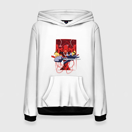 Женская толстовка Робот из Евангелиона / 3D-Черный – фото 1