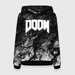 Женская толстовка Doom black graphite