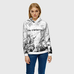 Толстовка-худи женская The Cranberries white graphite, цвет: 3D-белый — фото 2
