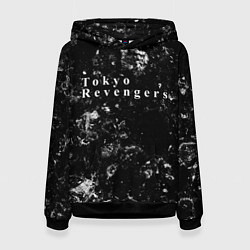 Толстовка-худи женская Tokyo Revengers black ice, цвет: 3D-черный