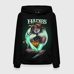 Толстовка-худи женская Нимфа Melinoe Hades 2, цвет: 3D-черный