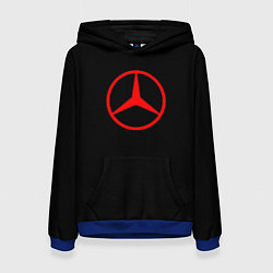 Женская толстовка Mercedes logo red