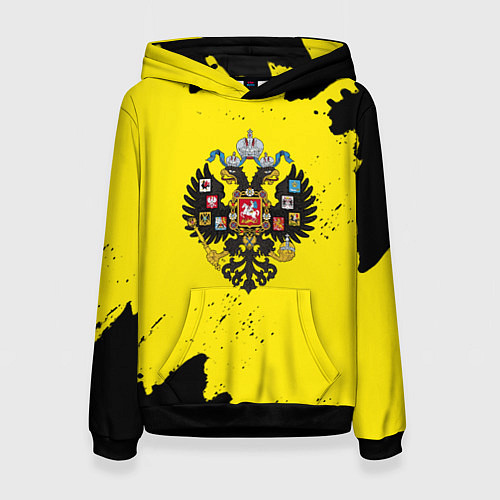 Женская толстовка Имперская россия краски / 3D-Черный – фото 1