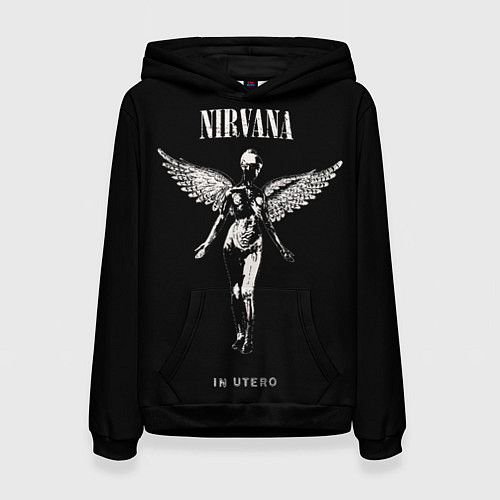 Женская толстовка Nirvana album / 3D-Черный – фото 1
