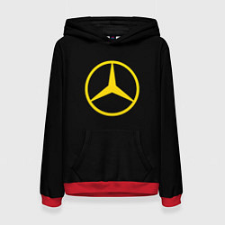 Женская толстовка Mercedes logo yello