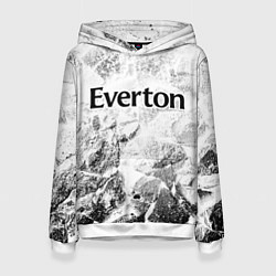Толстовка-худи женская Everton white graphite, цвет: 3D-белый