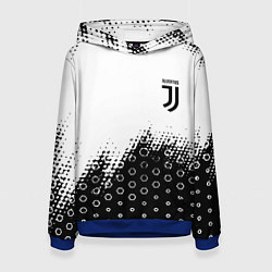 Толстовка-худи женская Juventus sport steel, цвет: 3D-синий