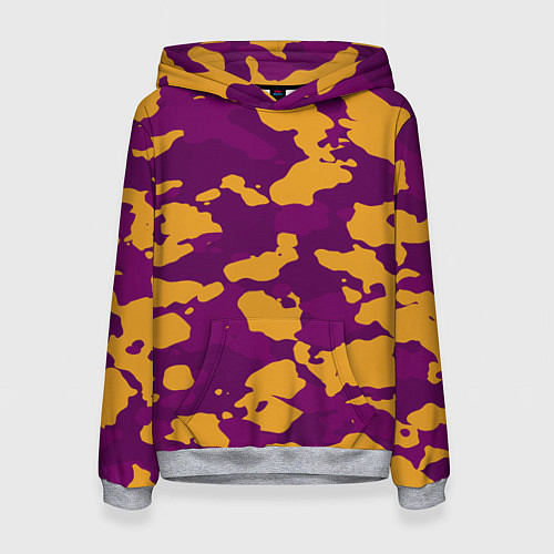 Женская толстовка Песчанный камуфляж милитраи / 3D-Меланж – фото 1