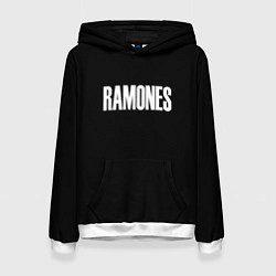 Женская толстовка Ramones white logo