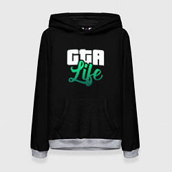 Женская толстовка GTA life logo