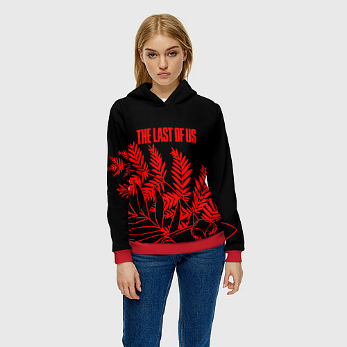 Женская толстовка The last of us tropic / 3D-Красный – фото 3