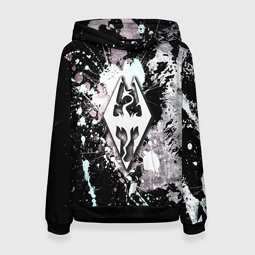 Женская толстовка The elder scrolls краски древности / 3D-Черный – фото 1