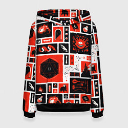 Женская толстовка Dungeons and dragons pattern