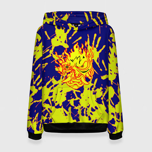 Женская толстовка Cyberpunk 2077 hands / 3D-Черный – фото 1