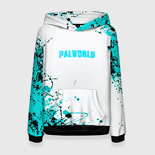 Женская толстовка Palworld краски / 3D-Черный – фото 1