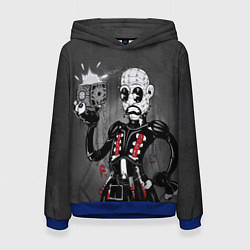 Толстовка-худи женская Восставший из ада - Мультфильм, цвет: 3D-синий