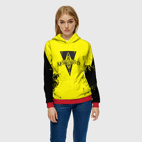 Женская толстовка The Elder Scrolls 3 / 3D-Красный – фото 3