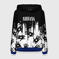 Женская толстовка Nirvana rok hand