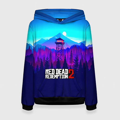 Женская толстовка Red Dead Redemption rockstar / 3D-Черный – фото 1