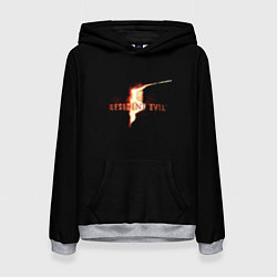 Толстовка-худи женская Resident Evil 5, цвет: 3D-меланж