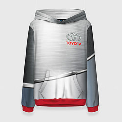 Женская толстовка Toyota metalic brend