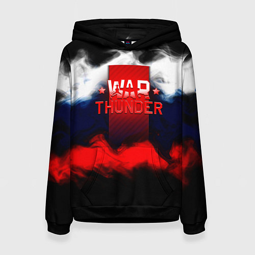 Женская толстовка Wartunder Russia краски / 3D-Черный – фото 1