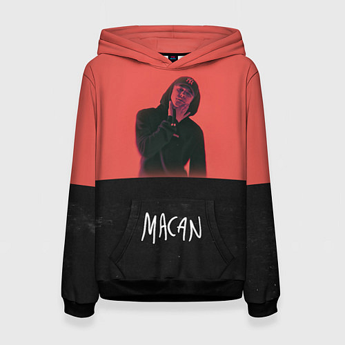 Женская толстовка Macan - Singer / 3D-Черный – фото 1