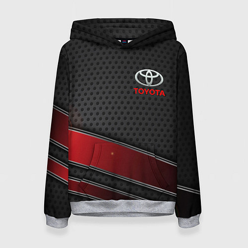 Женская толстовка Toyota auto car / 3D-Меланж – фото 1