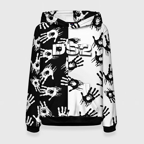 Женская толстовка Death stranding 2 руки / 3D-Черный – фото 1