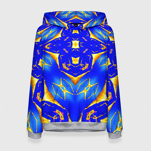 Женская толстовка Оптические стёкла абстракция / 3D-Меланж – фото 1