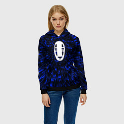 Толстовка-худи женская Spirited Away blue energy, цвет: 3D-черный — фото 2